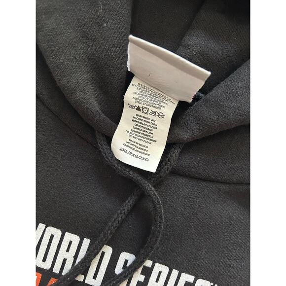 MLB San Francisco Giants 2014 World Series Champions Black Hoodie Mens Size XXL - Picture 6 of 9